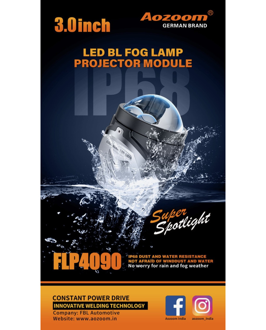 Aozoom FLP 4090 | Direct LED Fog Lamp Projector