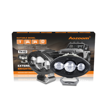 Aozoom TH 02 External Bi Focal Auxillary Light 70W | LED | LASER Aozoom TH 02 External Bi Focal Auxillary Light 70W | LED | LASER