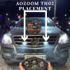 Aozoom TH 02 External Bi Focal Auxillary Light 70W | LED | LASER