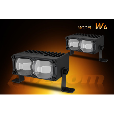 AOZOOM W6 LED MULTI FUNCTIONAL DUAL BEAM EXTERNAL LAMP | Colour Temprature 6000K
