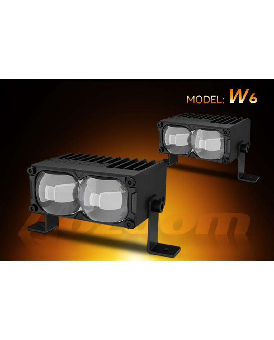 AOZOOM W6 LED MULTI FUNCTIONAL DUAL BEAM EXTERNAL LAMP | Colour Temprature 6000K