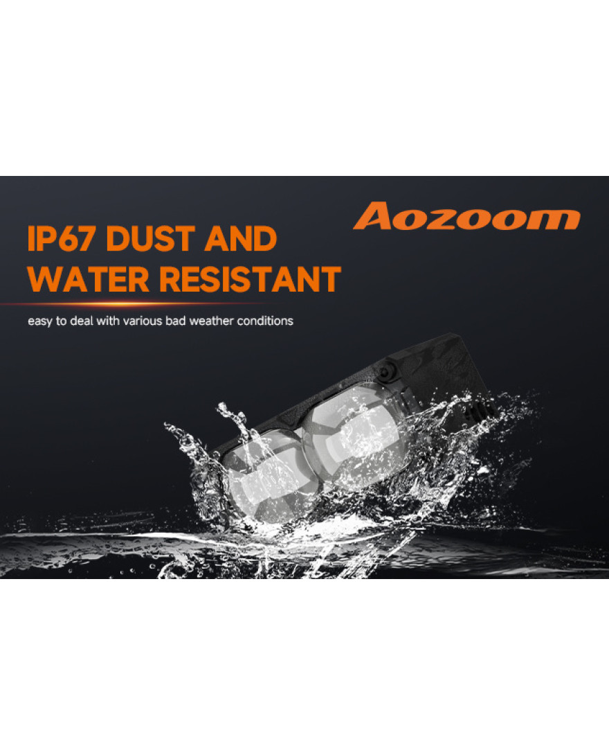 AOZOOM W6 LED MULTI FUNCTIONAL DUAL BEAM EXTERNAL LAMP | Colour Temprature 6000K