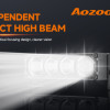 AOZOOM W7 LED MULTI FUNCTIONAL DUAL BEAM EXTERNAL LAMP | Colour Temprature 6000K | 4 Lenses