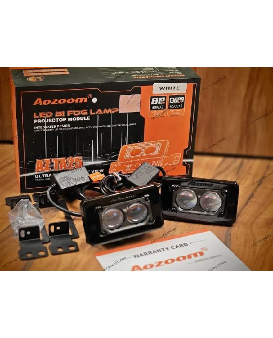 AOZOOM (AZ TA25) ALPA-04-01 FOG LIGHT PROJECTOR WHITE