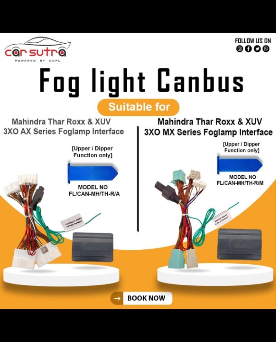 CS-133 (FL/CAN-MH/TH-R/A) - FOG LAMP CANBUS WIRING FOR THAR ROXX AX