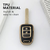 Keycare TPU Key Cover For Amaze, City, Jazz, WR-V 2 Button Smart Key | TP33 | GoldBLack Finish