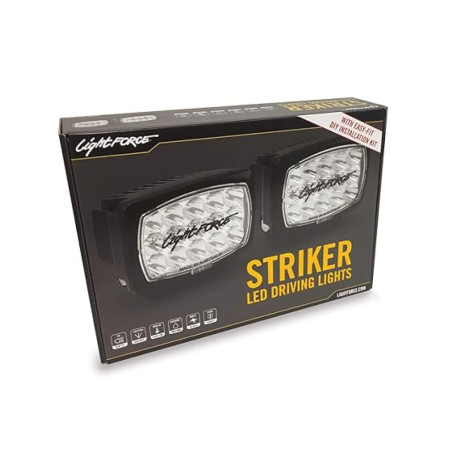 Light Force Striker Waterproof LED Driving Light Twin Pack