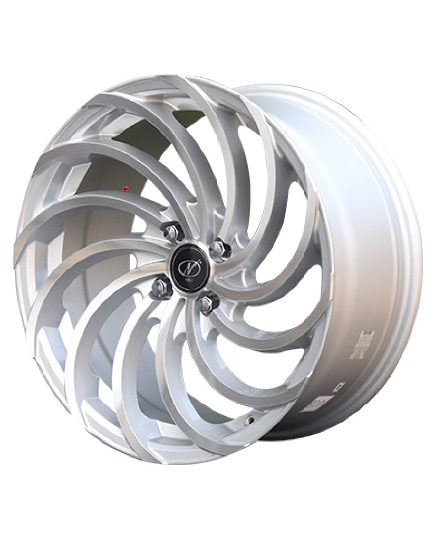 NeoWheel Snake 17 Inch Hyper Silver HS finish PCD 4x100 | Size 17x8 inch