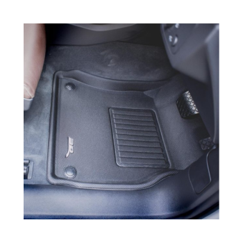 3D Kagu Floor Mats Compatible with Audi Q5 2018 to 2023 | BLACK | Set of 5 Pcs | Custom Fit  