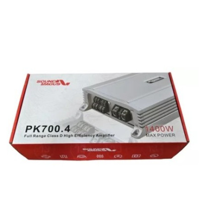 Sound Magus PK700.4 4 Channel Full Range Digital In Car Amplifier Sound Magus PK700.4 4 Channel Full Range Digital In Car Amplifier