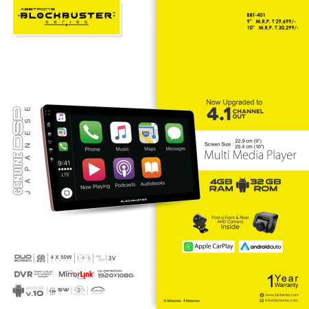 BBT 401 Car Android System 10 inch