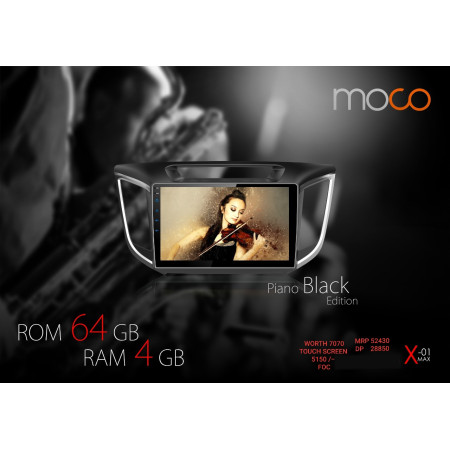 MOCO X-01 MAX CRETA DOUBLE DIN TOUCH SCREEN(4+64GB)*
