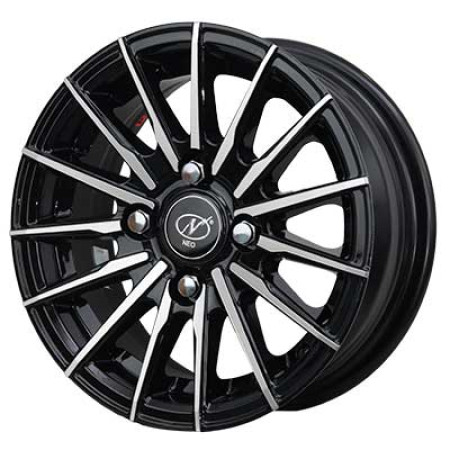 NeoWheel Matrix 12X5 Inch BM finish PCD 4x100 | Size 12x5 inch