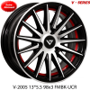 V Series 13 inch wheel 98*3 V-2005 FMBK-UCR (set of 4)