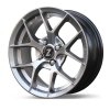 Zetta Alloy Wheels SOS-100 14 Inch Hyper Black HB finish PCD 4x100 |Size 14x5.5 Inch