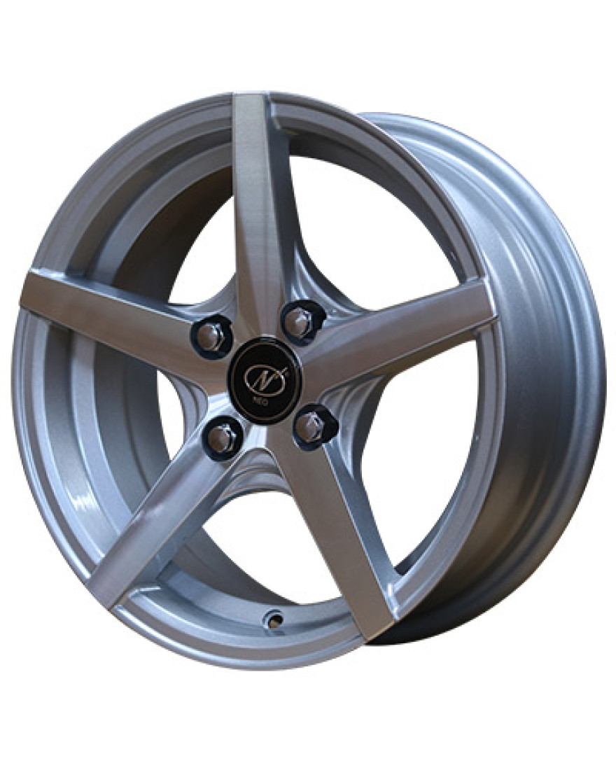 NeoWheel Techno 14 Inch SM finish PCD 4x100 | SET OF 4 | Size 14x5.5 inch
