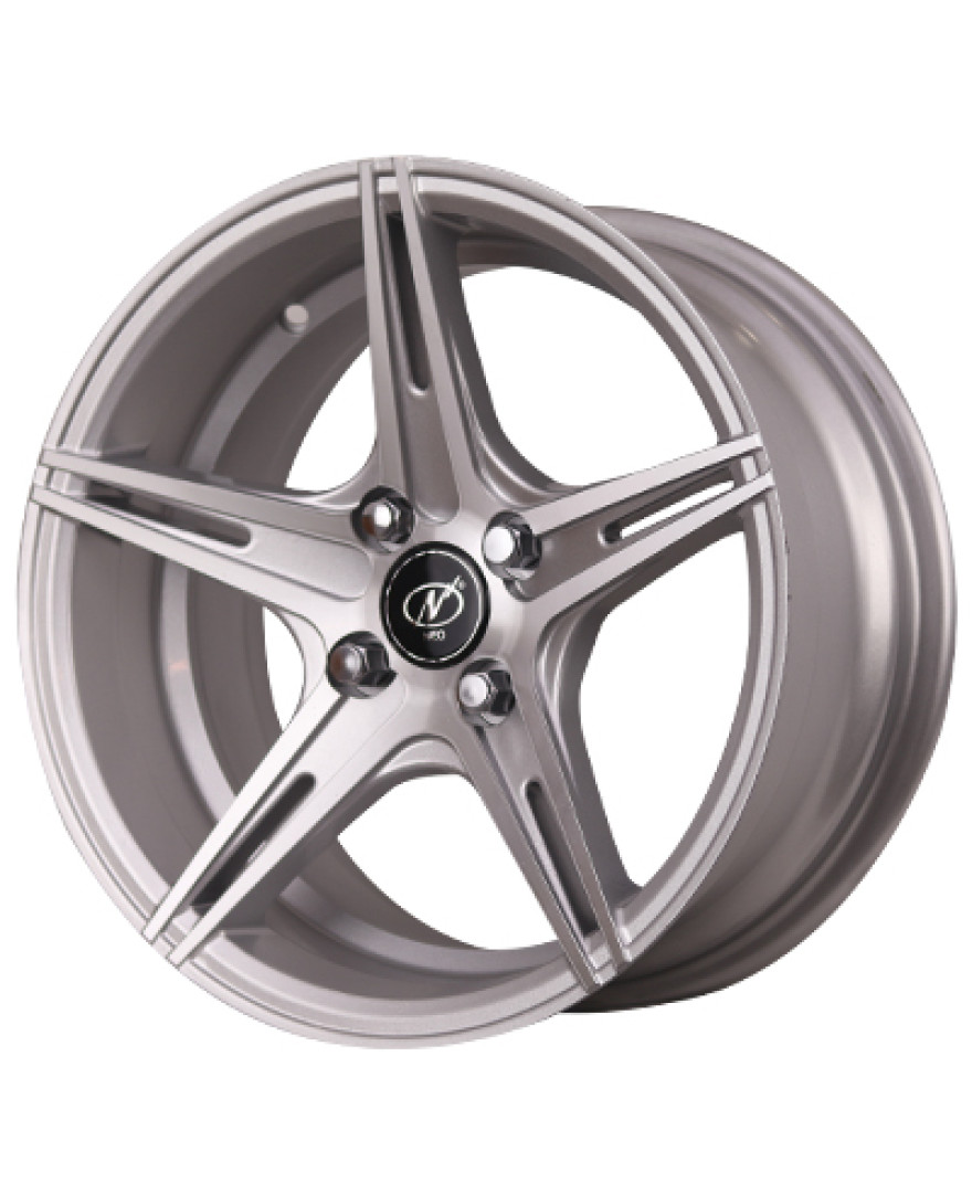 Atlas in Silver Machined finish. The Size of alloy wheel is 15x7 inch and the PCD is 4x100(SET OF 4)