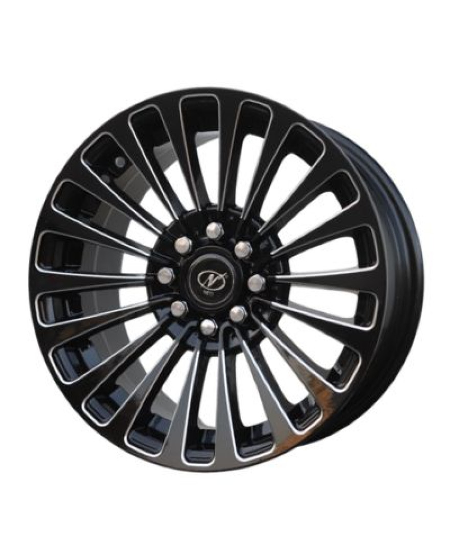NeoWheel Oscar 15 Inch Black Milled finish PCD 8x100x108 |Size 15x7 inch