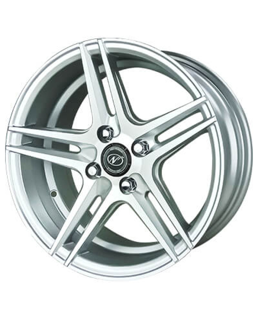 Phoenix in Silver Machined finish. The Size of alloy wheel is 15x7 inch and the PCD is 4x100(SET OF 4)