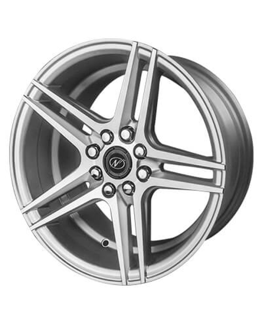 Phoenix in Silver Machined finish. The Size of alloy wheel is 15x7 inch and the PCD is 8x100/108(SET OF 4)