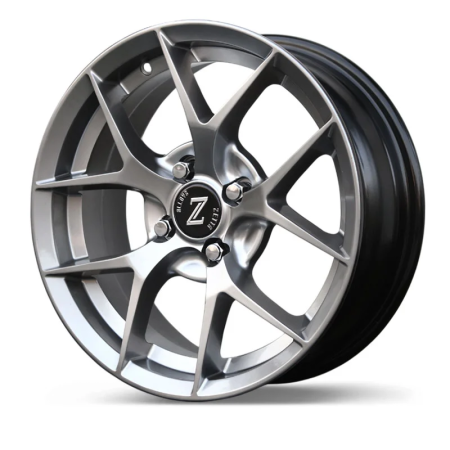 Zetta Alloy Wheels SOS-100 15 Inch Black Machined BM finish PCD 4x100 |Size 15x6 Inch