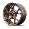 Zetta Alloy Wheels SOS-100 15 Inch Glossy Bronze GB finish PCD 4x100 |Size 15x6 Inch