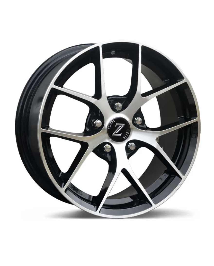 Zetta Alloy Wheels SOS-100 15 Inch Black Machined BM finish PCD 5x114.3 |Size 15x6 Inch