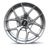 Zetta Alloy Wheels SOS-100 15 Inch Silver Black SB finish PCD 5x114.3 |Size 15x6 Inch