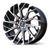 Zetta Alloy Wheels SXY-69 15 Inch Black Machined BM finish PCD 4x100x108 |Size 15x6.5 Inch