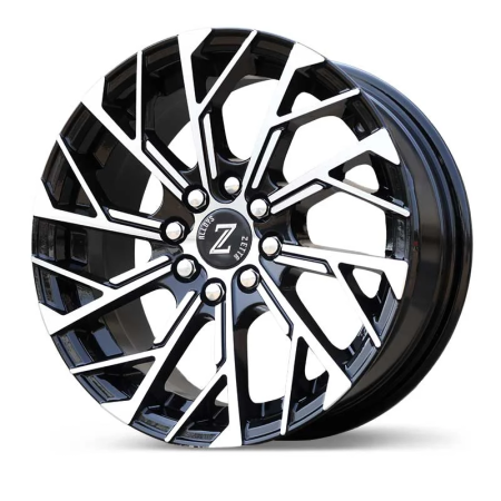 Zetta Alloy Wheels SXY-69 15 Inch Black Machined BM finish PCD 4x100x108 |Size 15x6.5 Inch