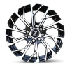 Zetta Alloy Wheels SXY-69 15 Inch Black Machined BM finish PCD 4x100x108 |Size 15x6.5 Inch