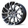 Zetta Alloy Wheels SXY-69 15 Inch Black Machined BM finish PCD 4x100 |Size 15x6.5 Inch