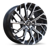 Zetta Alloy Wheels SXY-69 15 Inch Black Machined BM finish PCD 4x100 |Size 15x6.5 Inch