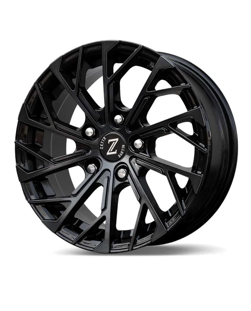 Zetta Alloy Wheels SXY-69 15 Inch Candy Black Machined CBM finish PCD 5x114.3 |Size 15x6.5 Inch