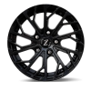 Zetta Alloy Wheels SXY-69 15 Inch Candy Black Machined CBM finish PCD 5x114.3 |Size 15x6.5 Inch