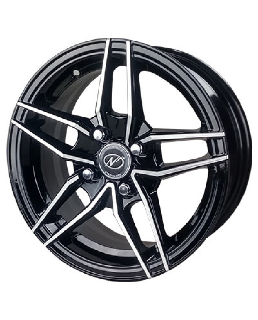 Split in Black Machined finish. The Size of alloy wheel is 15x7 inch and the PCD is 4x100(SET OF 4)