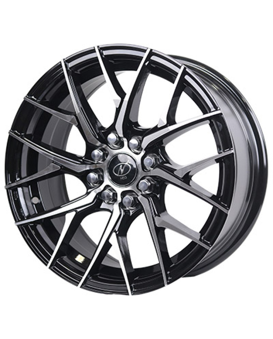 Wild in Black Machined finish. The Size of alloy wheel is 15x7 inch and the PCD is 8x100x108(SET OF 4)