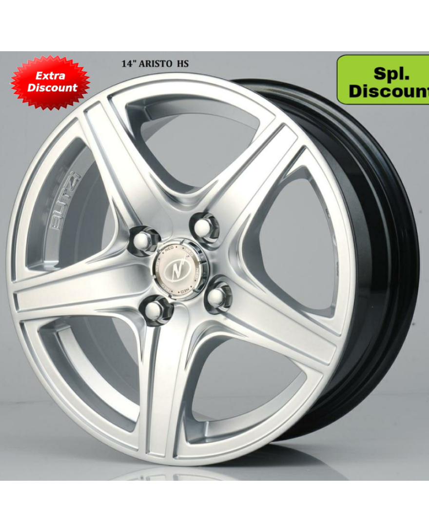 Aristo in Stainless Steel . The Size of alloy wheel is 16x7 inch and the PCD is 5x114.3
