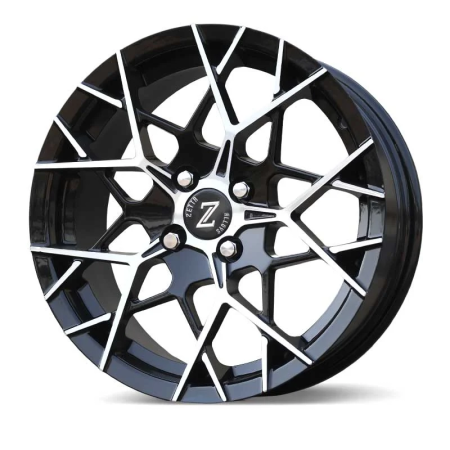 Zetta Alloy Wheels CA-911 16 Inch Black Machined BM finish PCD 4x100 |Size 16x6.5 Inch