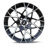 Zetta Alloy Wheels CA-911 16 Inch Black Machined BM finish PCD 4x100 |Size 16x6.5 Inch