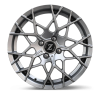 Zetta Alloy Wheels CA-911 16 Inch Hyper Black HB finish PCD 4x100 |Size 16x6.5 Inch