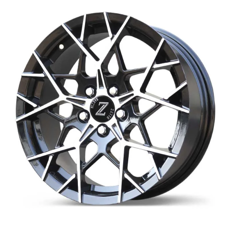Zetta Alloy Wheels CA-911 16 Inch Black Machined BM finish PCD 5x100 |Size 16x6.5 Inch