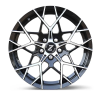 Zetta Alloy Wheels CA-911 16 Inch Black Machined BM finish PCD 5x100 |Size 16x6.5 Inch