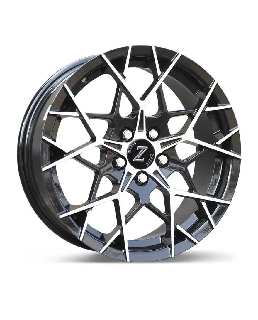 Zetta Alloy Wheels CA-911 16 Inch Black Machined BM finish PCD 5x114.3 |Size 16x6.5 Inch