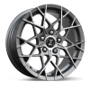 Zetta Alloy Wheels CA-911 16 Inch Gray Machined GM finish PCD 5x114.3 |Size 16x6.5 Inch