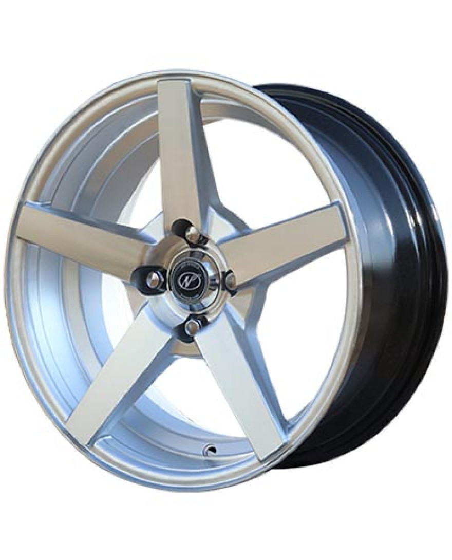 Carbon in Hyper Silver finish. The Size of alloy wheel is 16x7.5 inch and the PCD is 4x100