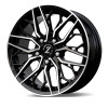 Zetta Alloy Wheels DVL-666 16 Inch Black Machined BM finish PCD 5x114.3 |Size 16x6.5 Inch
