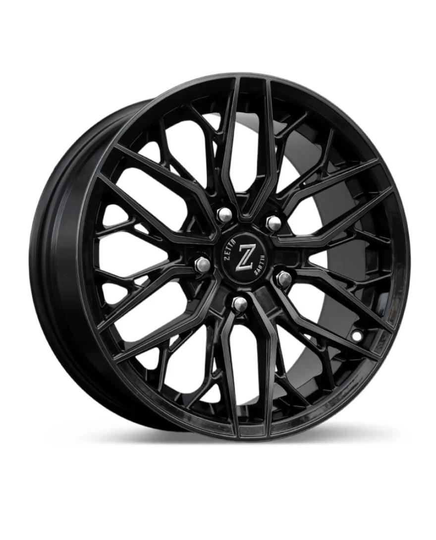 Zetta Alloy Wheels DVL-666 16 Inch Candy Black Machined CBM finish PCD 5x114.3 |Size 16x6.5 Inch