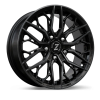 Zetta Alloy Wheels DVL-666 16 Inch Candy Black Machined CBM finish PCD 5x114.3 |Size 16x6.5 Inch