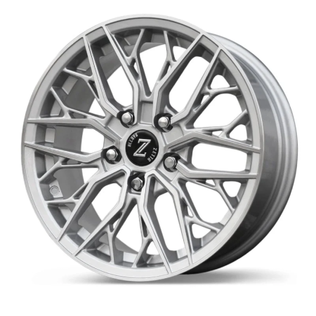 Zetta Alloy Wheels DVL-666 16 Inch Silver Machined SM finish PCD 5x114.3 |Size 16x6.5 Inch